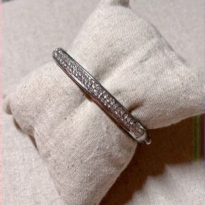 WHBM side clasp silver bracelet